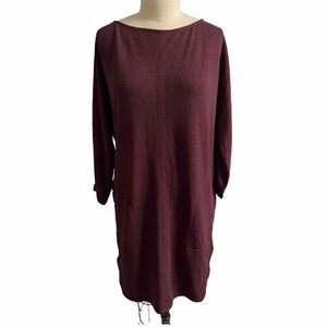 Max Studio Maroon Knit Dress